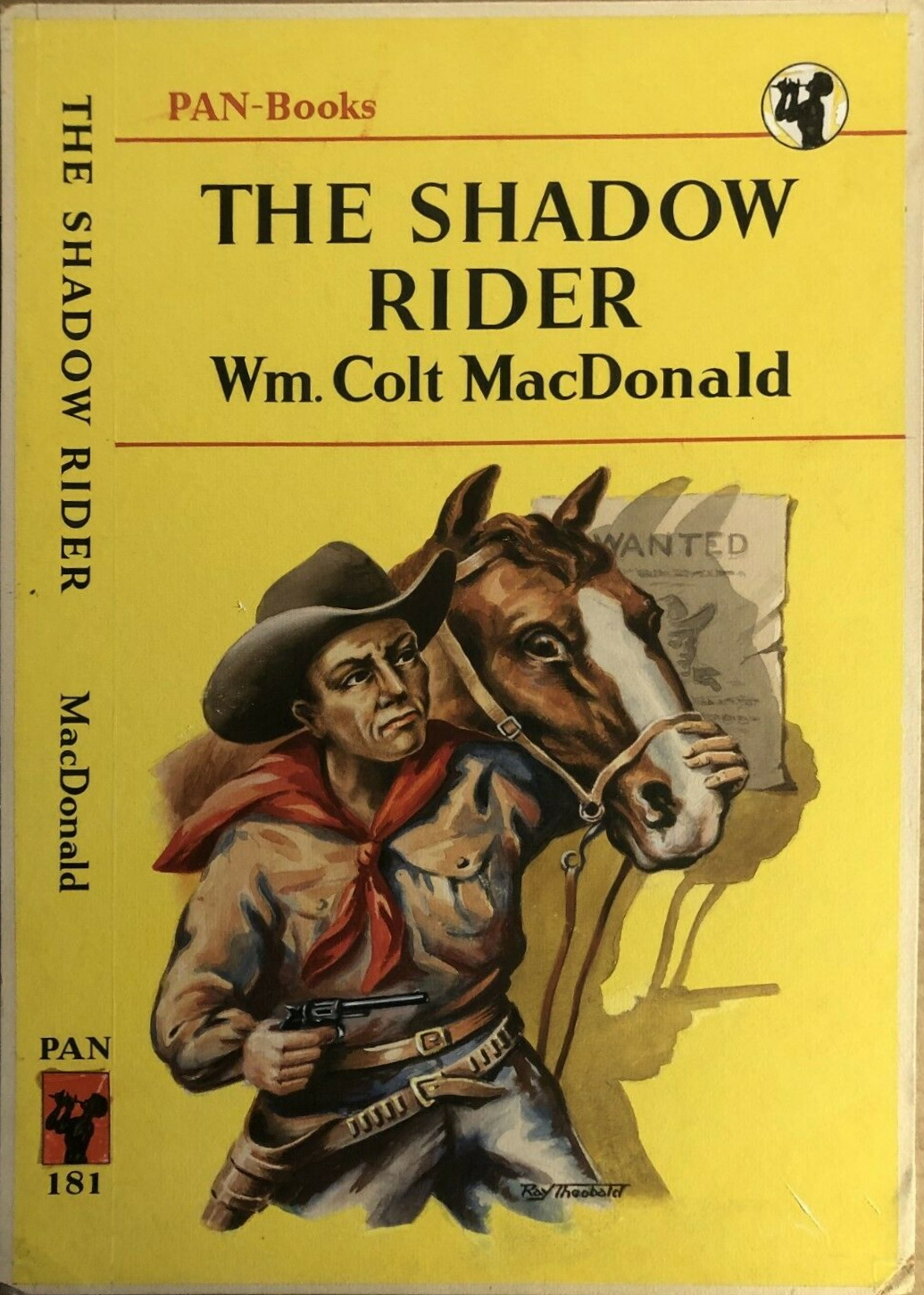 Ray Theobald - The Shadow Rider by William Colt McDonald (Pan Books) - 1952