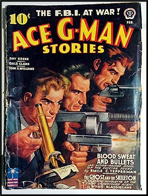 Ace G-Man Stories - February 1943