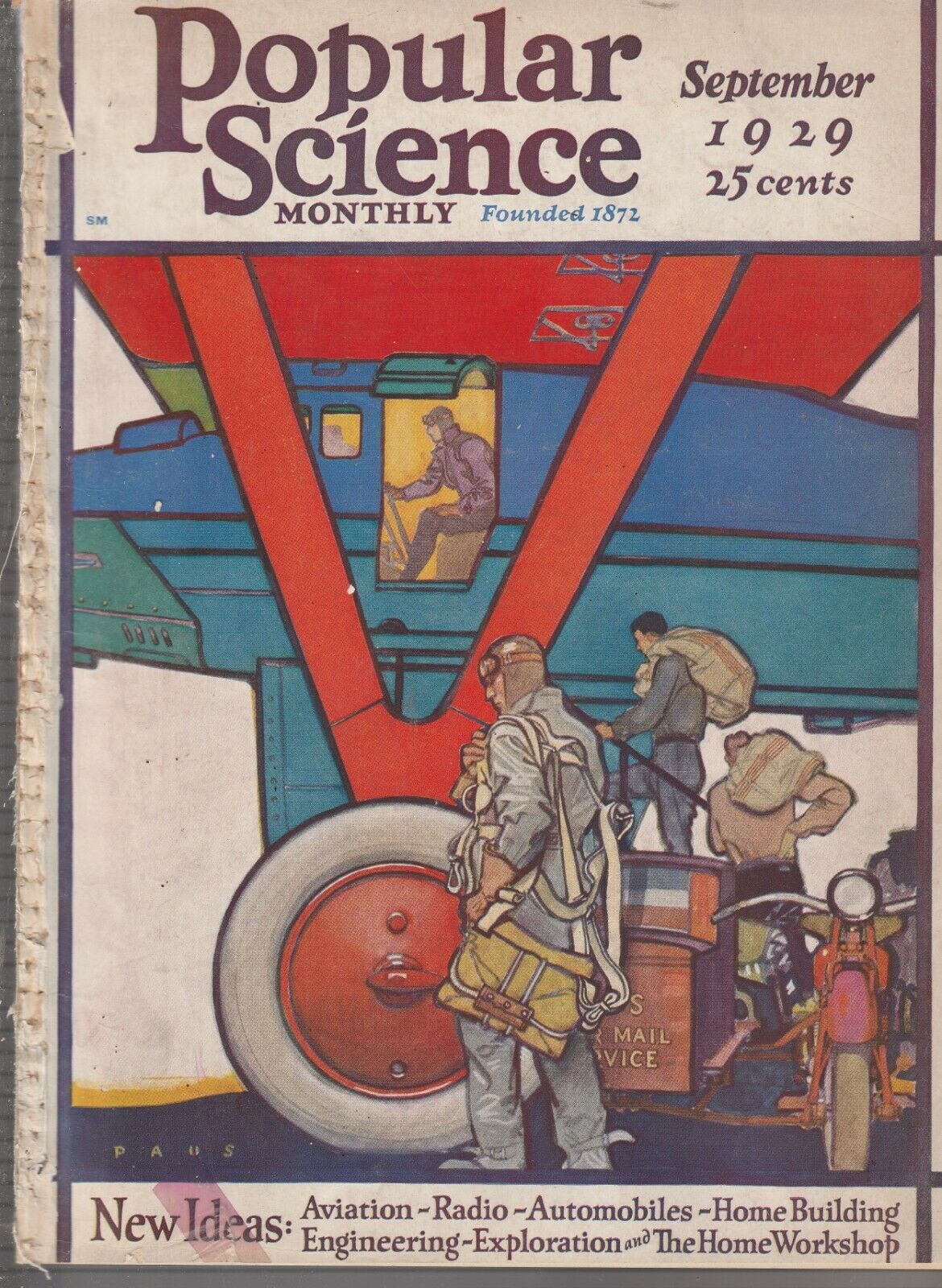 Herbert Paus - Popular Science - September 1929
