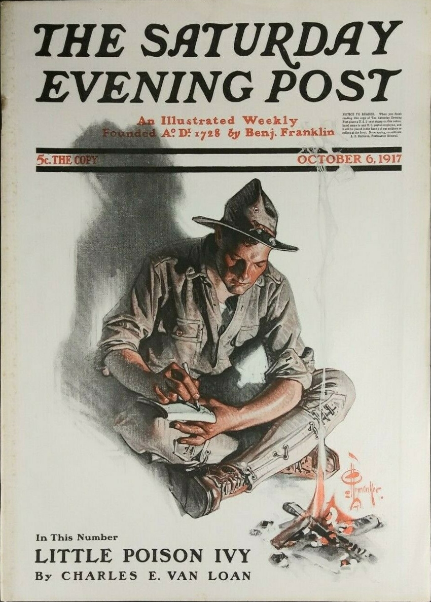J.C. Leyendecker - The Saturday Evening Post - October 6 1917