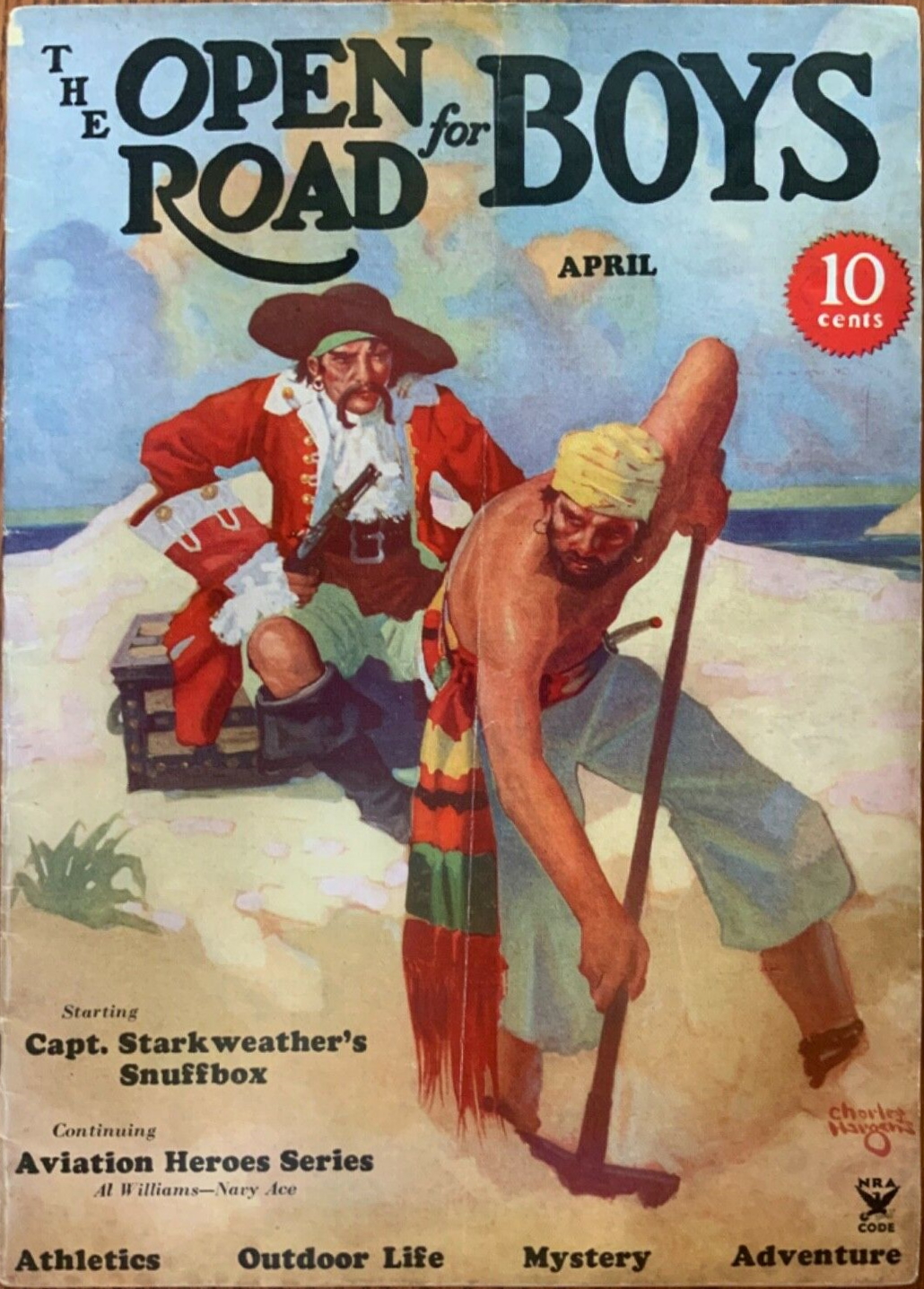 Charles Hargens - Open Road for Boys - April 1935
