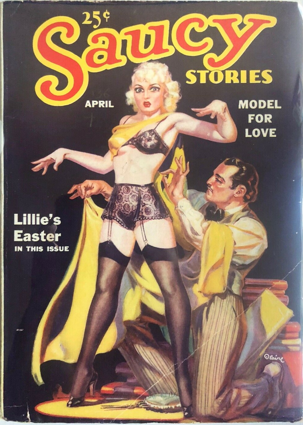Saucy Stories - April 1936