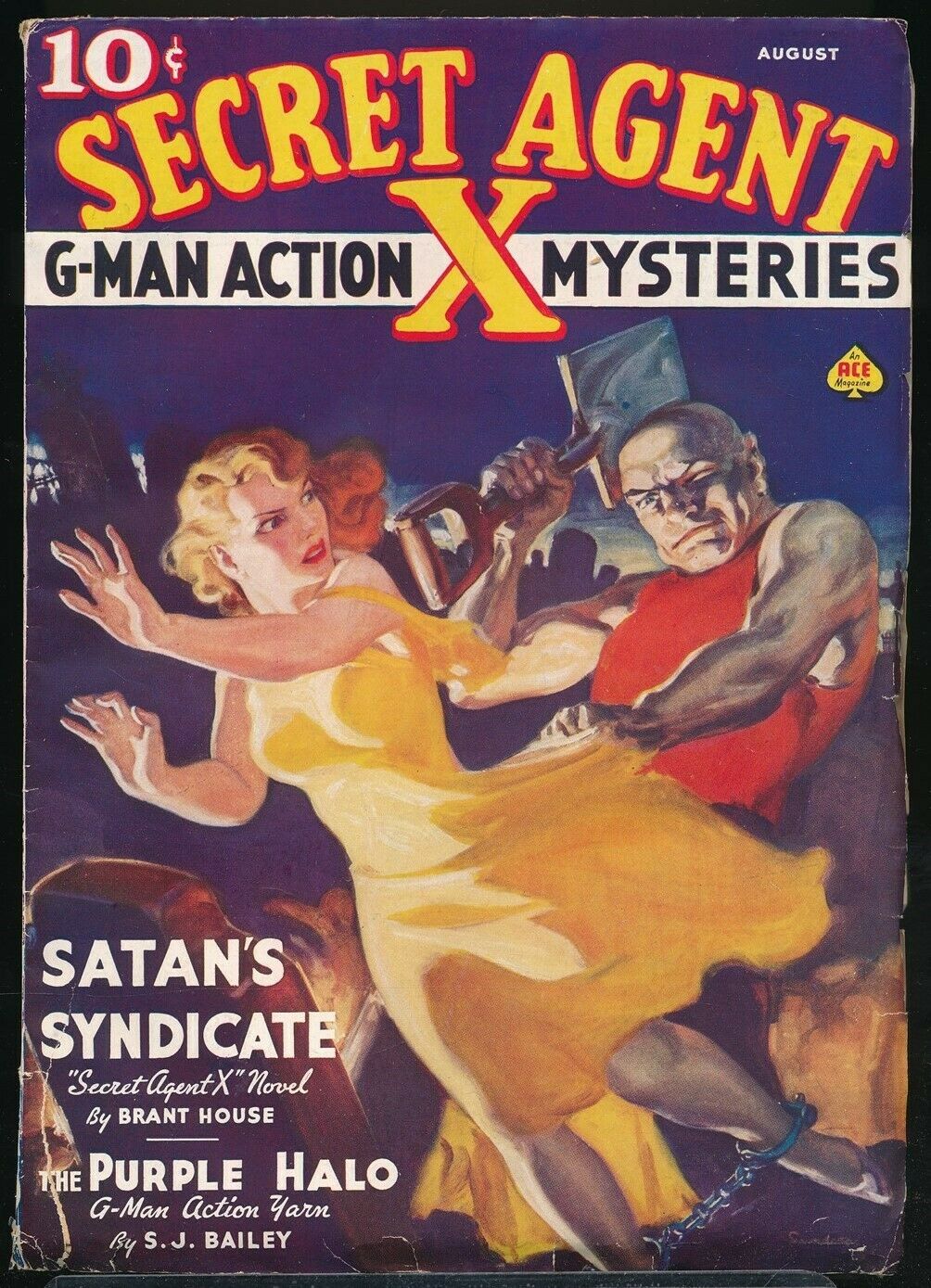 Secret Agent X - August 1937