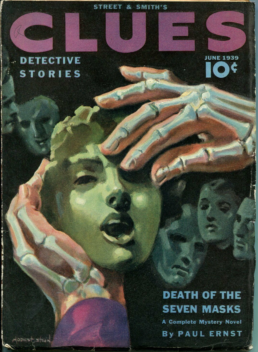 Clues Detective Stories - June 1939