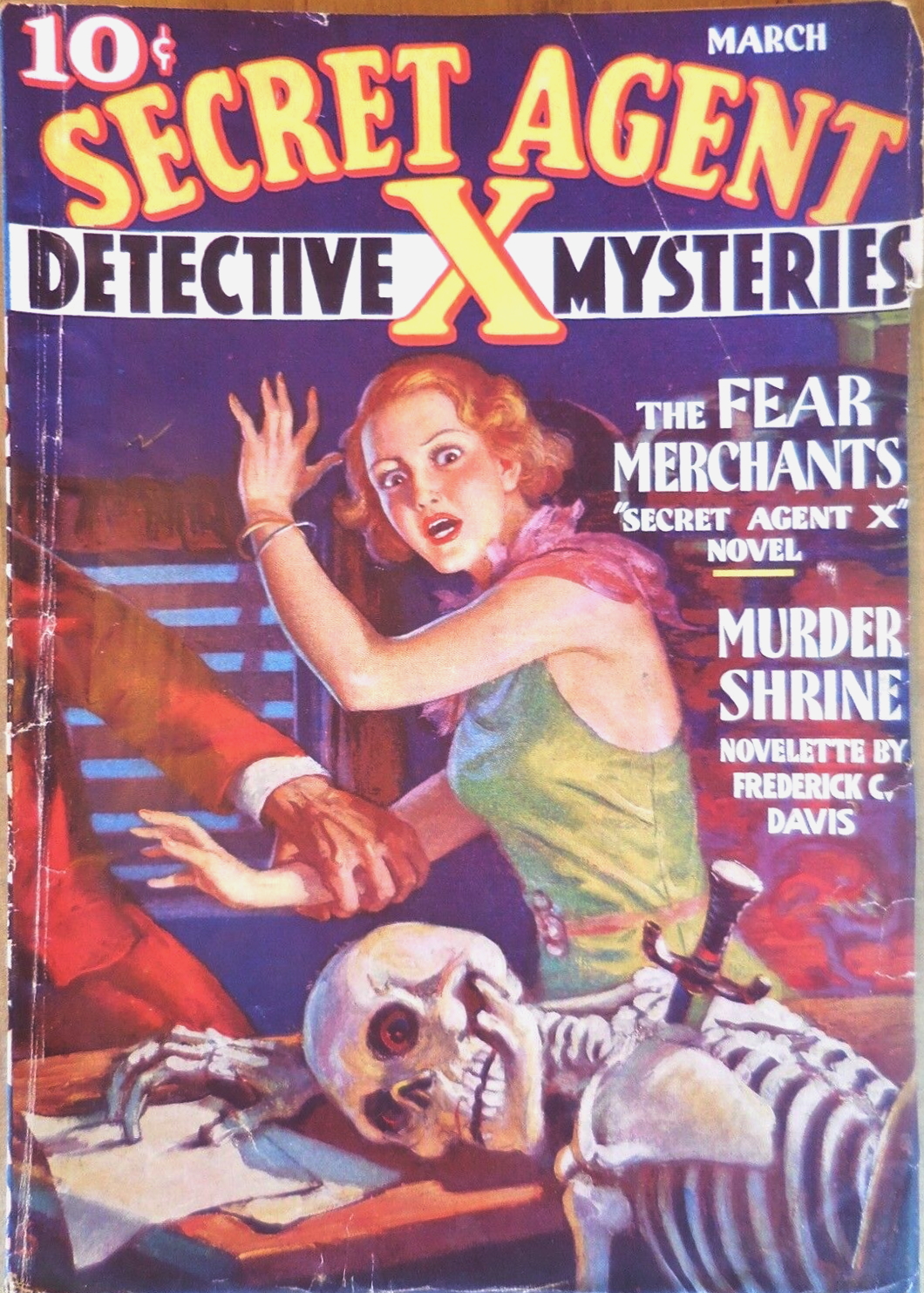 Secret Agent X - March 1936