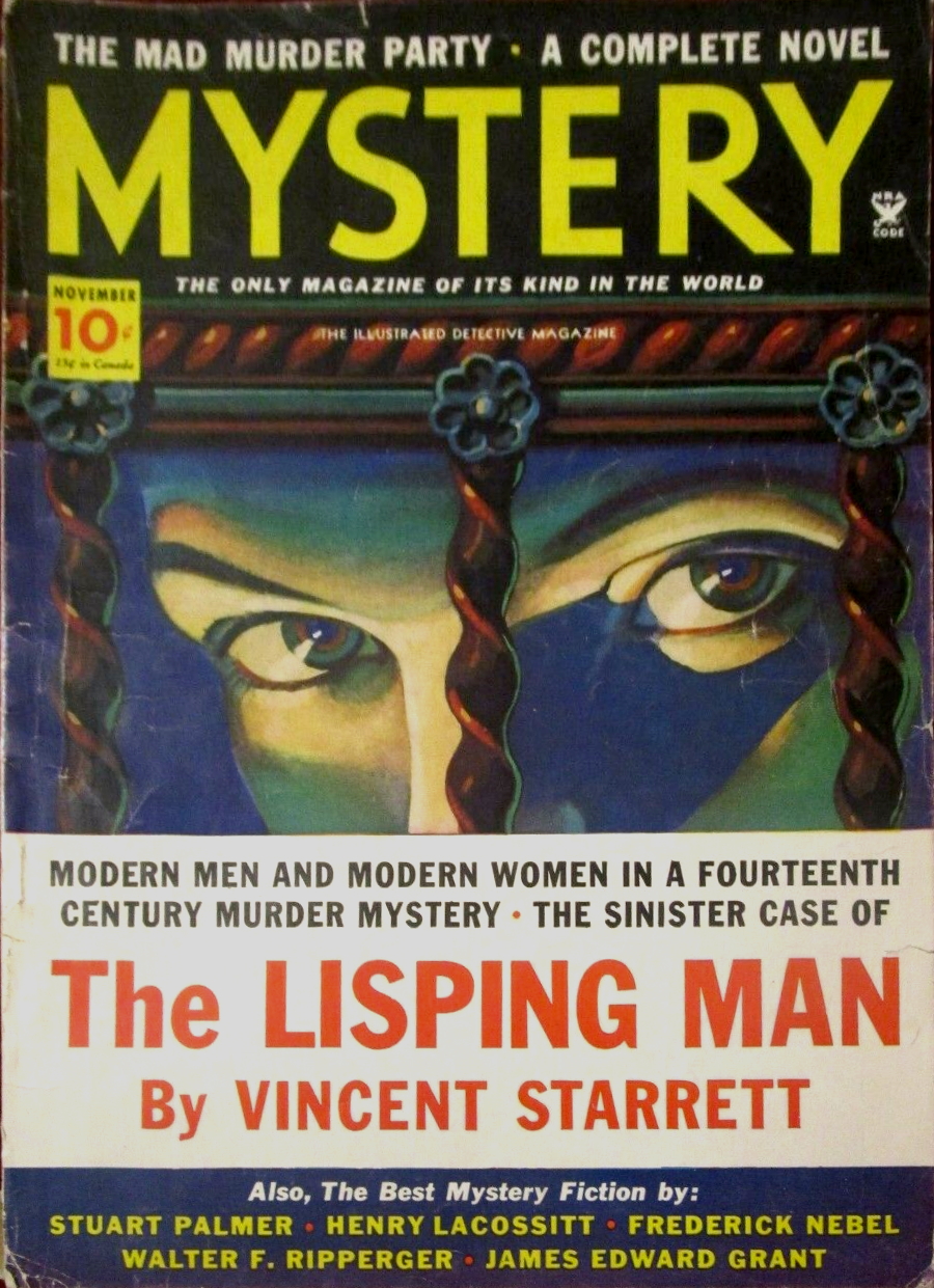 Harold Woolridge - Mystery Magazine - November 1934