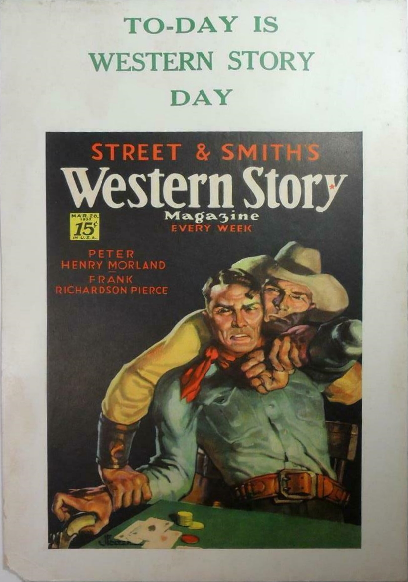 Magazine Advertising Display - Western Story - March 26 1932