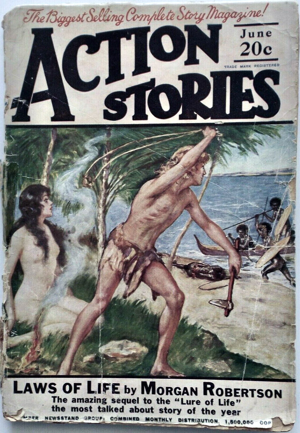 Action Stories - June 1924