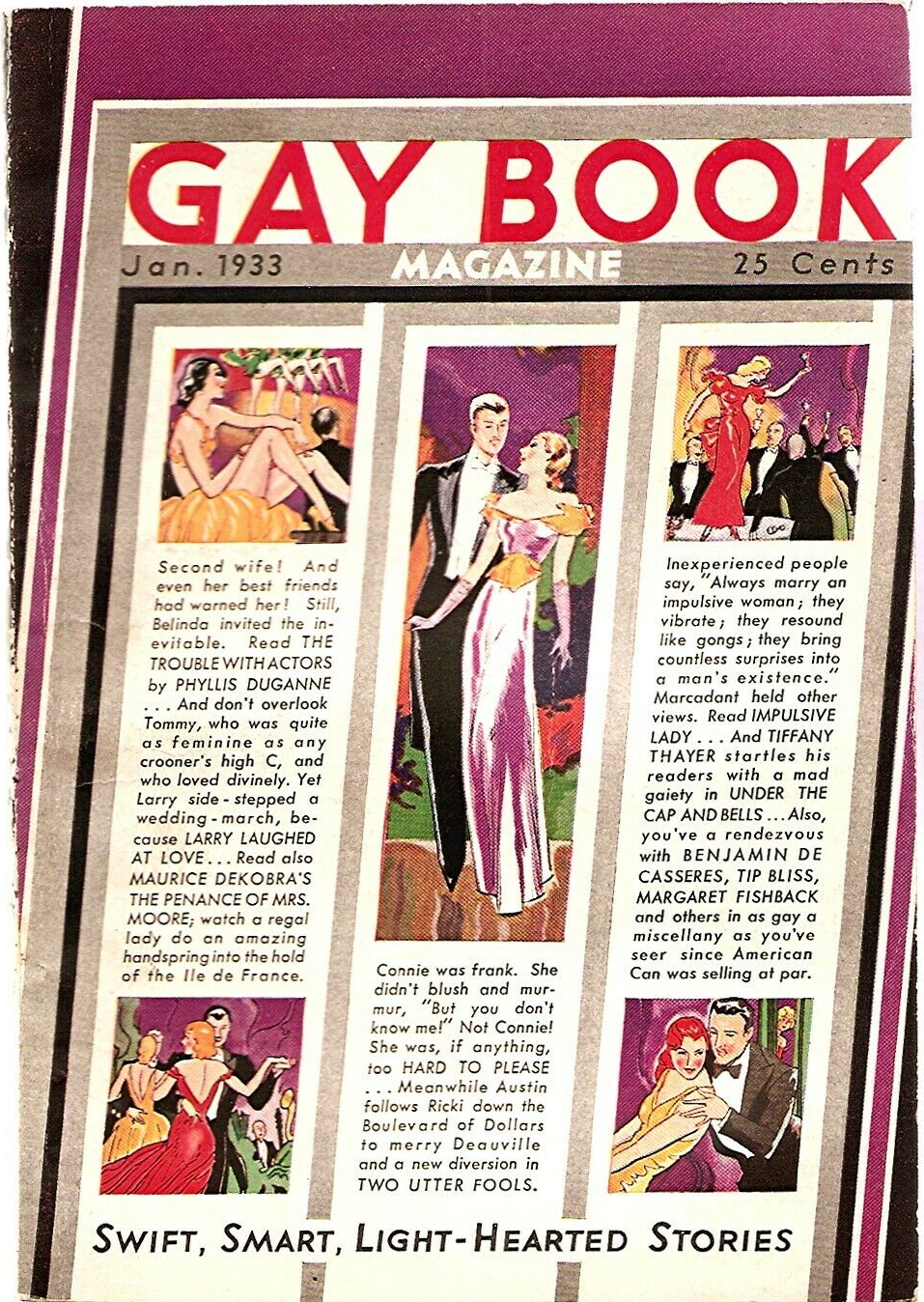 Gay Book Magazine - January 1933