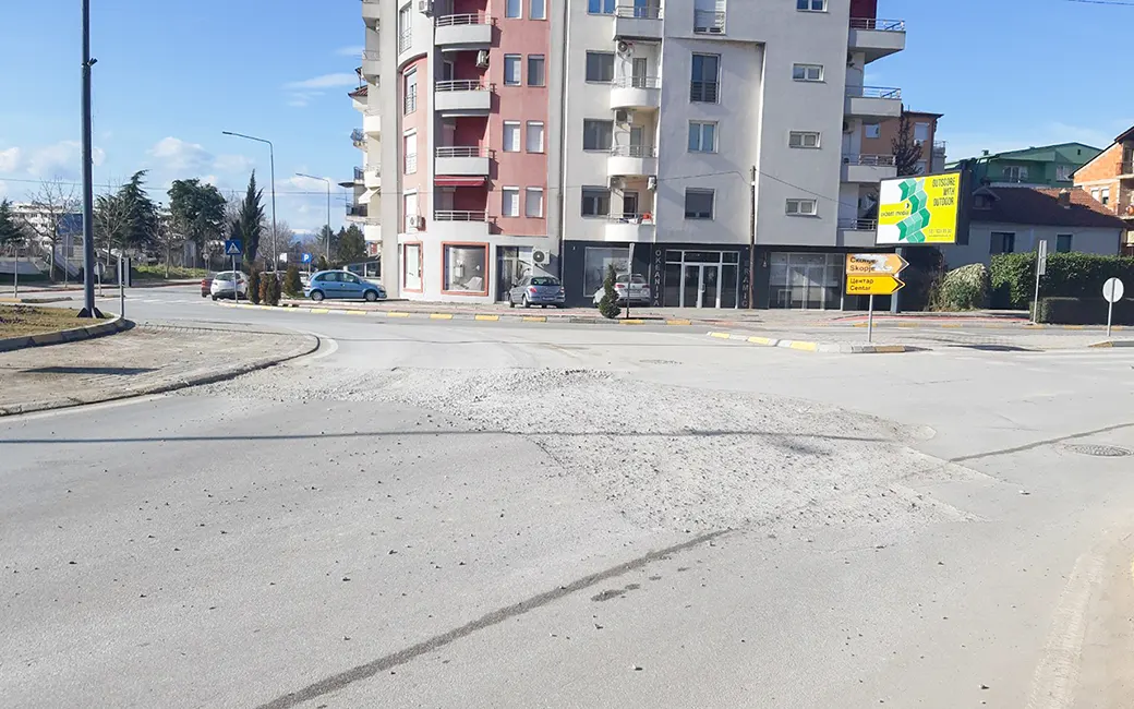 Општина Охрид за скоро ќе го асфалтира делот од кружниот тек на пресекот од булевар „Туристичка“ со улицата „АСНОМ“