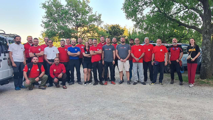 Охридски спасители на планина на регионална средба со своите колеги во Хрватска